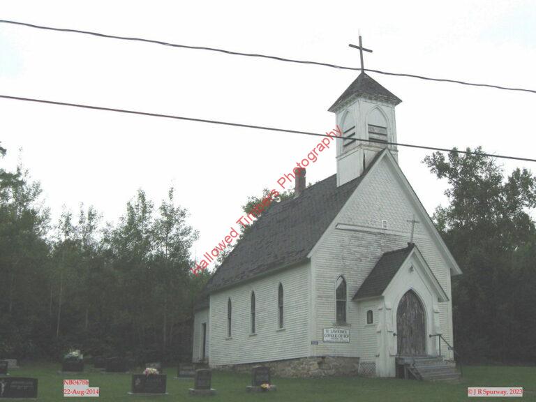 NB0478b former Saint Lawrence Catholic Church, Benton NB NB0478b former Saint Lawrence Catholic Church, Benton NB