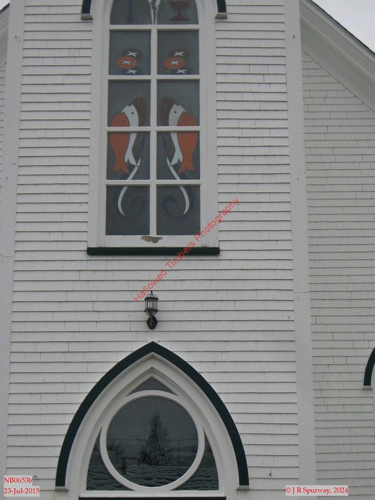 NB0653b Vitrail de l'église catholique Saint-Georges (Catholic), Covedell NB NB0653b Vitrail de l'église catholique Saint-Georges (Catholic), Covedell NB