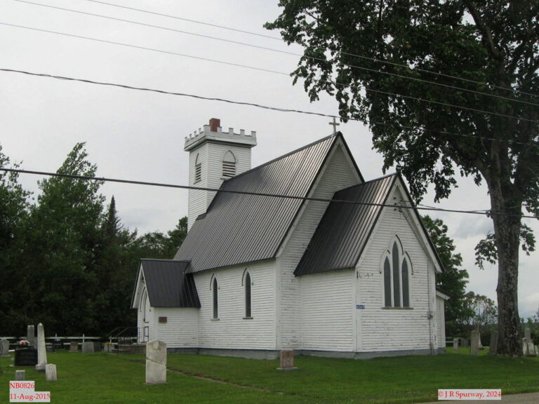 NB0826 site of former Saint James the Lesser Anglican Church, Tay Creek NB, taken 29-Sep-2024 © 2024 JR Spurway