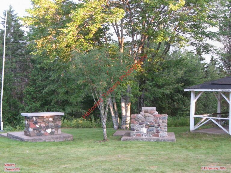 NB0872b Outdoor chapel and altar on grounds od Saint Francis of Assisi Catholic Church, Skiff Lake NB NB0872b Outdoor chapel and altar on grounds od Saint Francis of Assisi Catholic Church, Skiff Lake NB