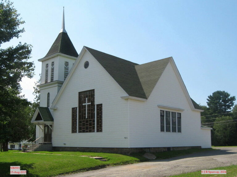 NB0901 Marysville United Church, Marysville NB, taken 25-Nov-2024 © 2024 JR Spurway
