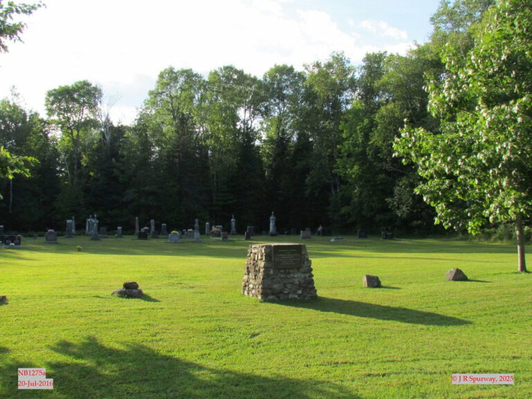 NB1275a Site of former Saint Andrew United Church, Oak Mountain NB, taken 20-Jul-2016 © 2025 JR Spurway