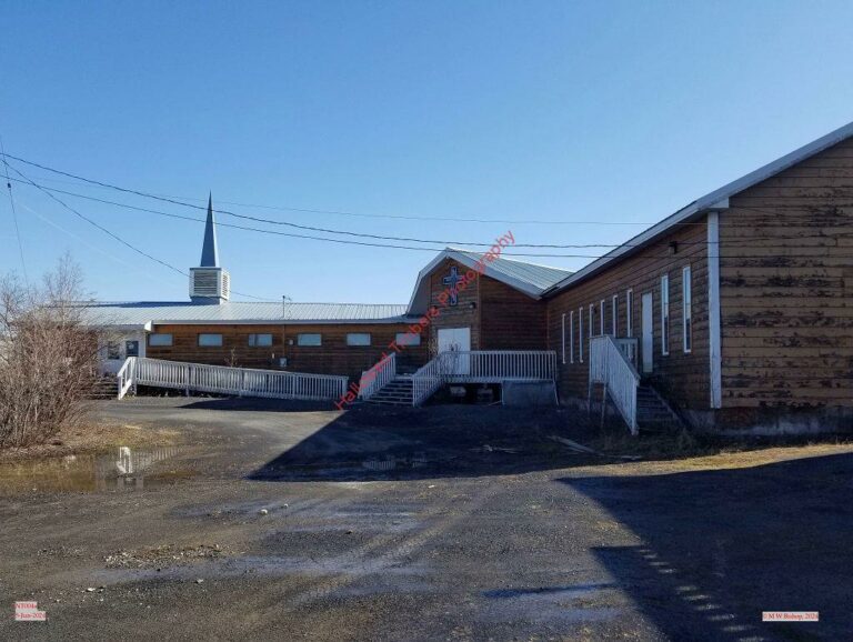 Anglican Church of the Ascension, Inuvik NT, taken 5-Jun-2024, ref: NT004a ©2024 M W Bishop