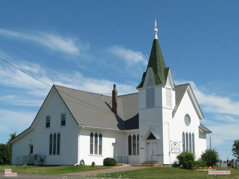 PE001 Southwest River United Church, Margate PE, taken 30-Jul-2012 © 2022 JR Spurway