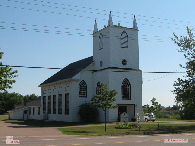 PE030 Gordon Memorial United Church, Alberton PE, taken 31-Jul-2012 © 2022 JR Spurway PE030 Gordon Memorial United Church, Alberton PE, taken 31-Jul-2012 © 2022 JR Spurway