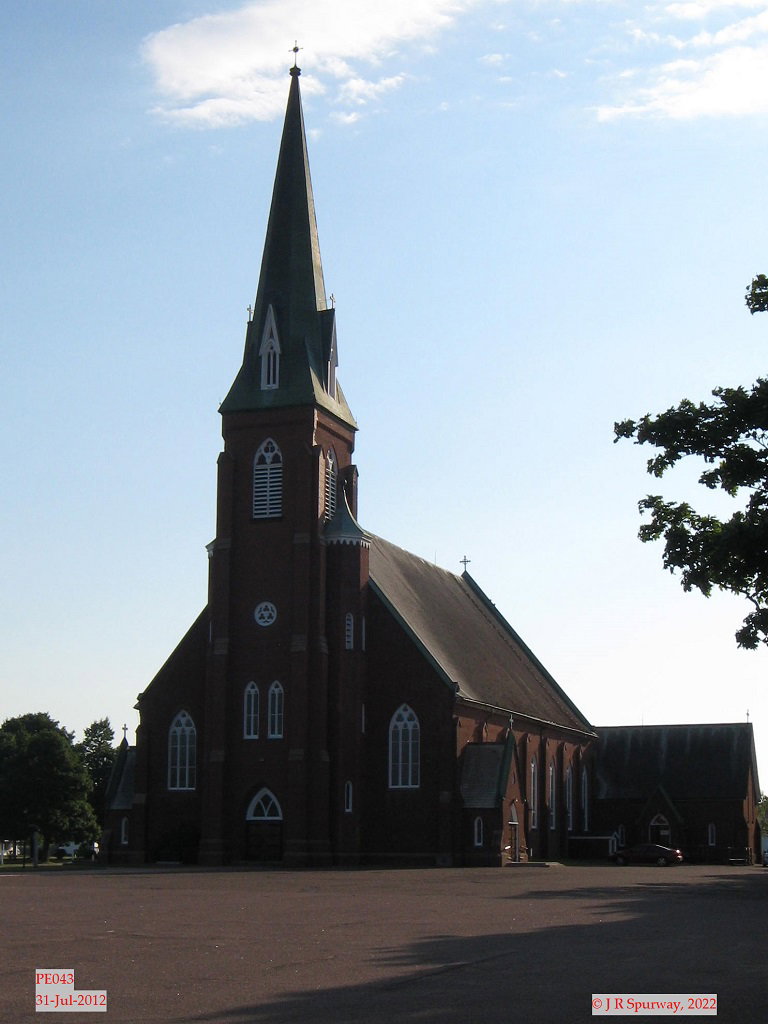 PE043 St Simon and St Jude Catholic Church, Tignish PE, taken 31-Jul-2012 © 2022 JR Spurway PE043 St Simon and St Jude Catholic Church, Tignish PE, taken 31-Jul-2012 © 2022 JR Spurway