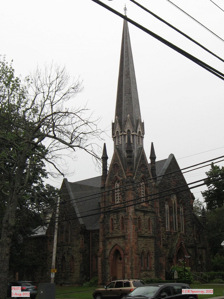 PE071 Kirk of St James Presbyterian, Charlottetown PE, taken 02-Aug-2012 © 2022 JR Spurway