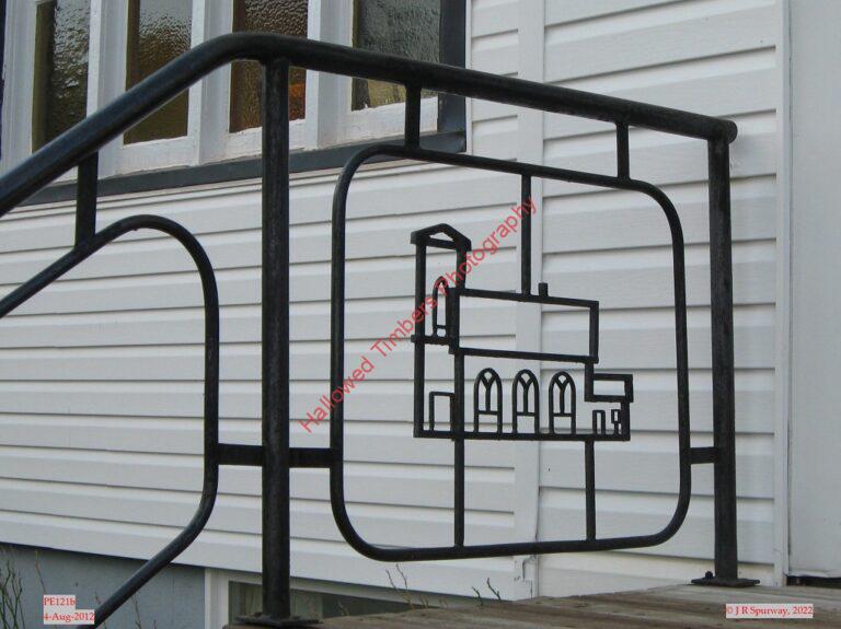 PE121b Central Trinity United Church Right Railing, Breadalbane PE, taken 04-Aug-2012 © 2022 JR Spurway
