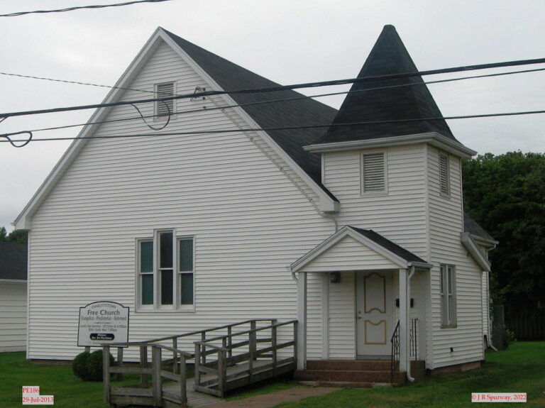 PE186 Free Church of Scotland, Charlottetown PE, taken 29-Jul-2013 © 2022 JR Spurway