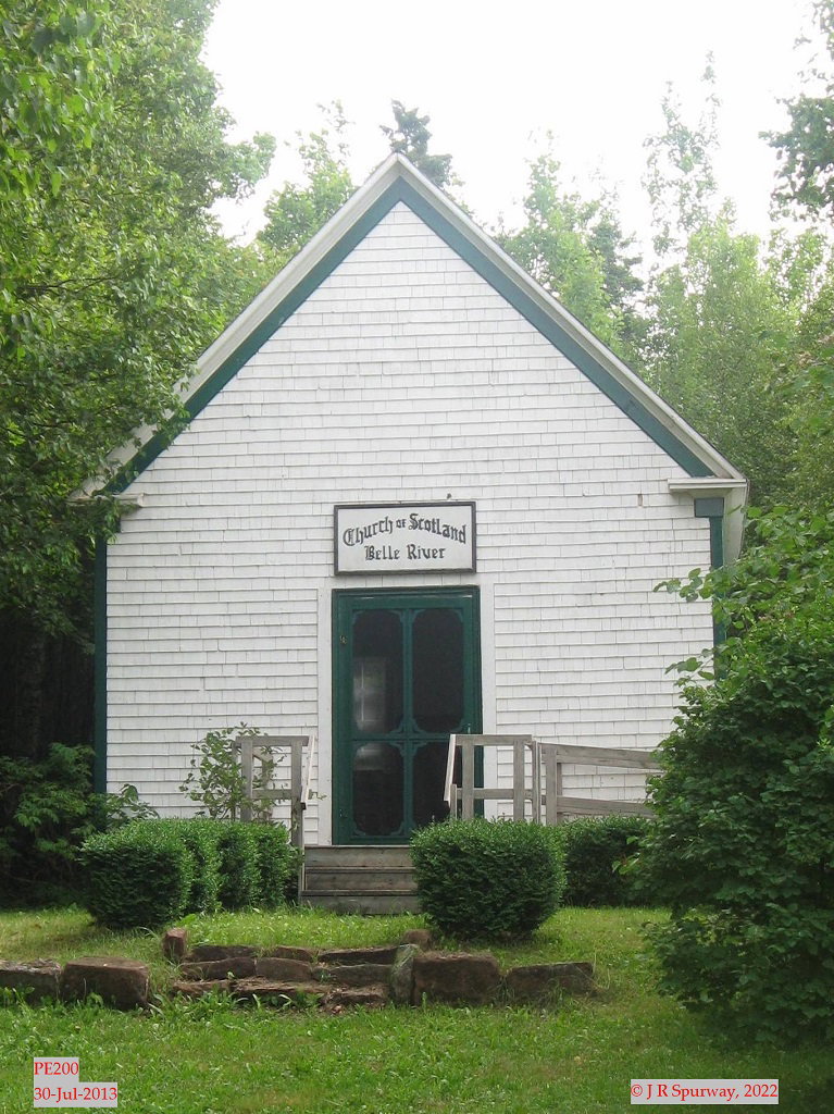 PE200 Former Free Church of Scotland, Belle River PE, taken 30-Jul-2013 © 2022 JR Spurway