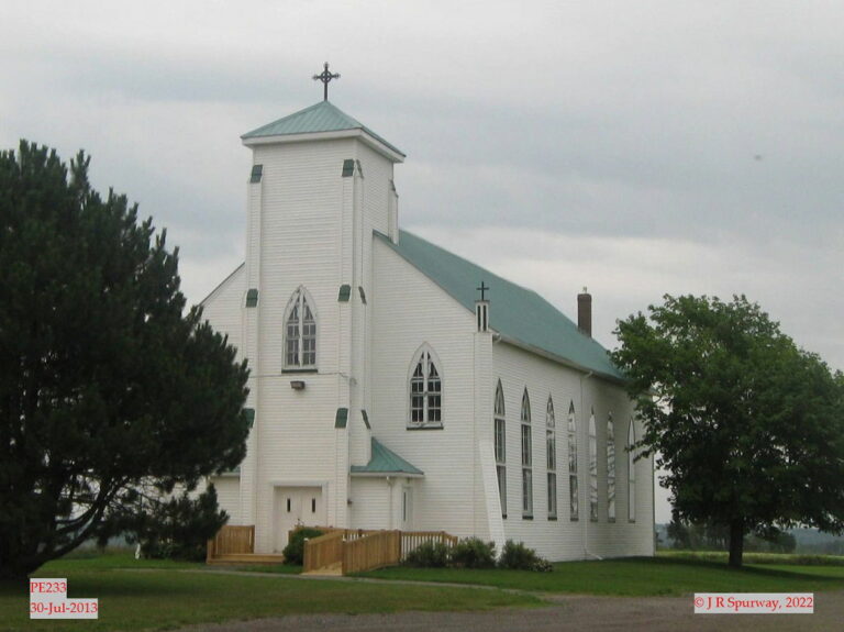PE233 St Lawrence O Toole Roman Catholic Church, Green Meadows PE, taken 30-Jul-2013 © 2022 JR Spurway PE233 St Lawrence O Toole Roman Catholic Church, Green Meadows PE, taken 30-Jul-2013 © 2022 JR Spurway
