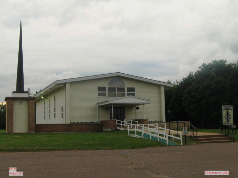 PE235 Peter Gordon Memorial United Church, Morell PE, taken 30-Jul-2013 © 2022 JR Spurway