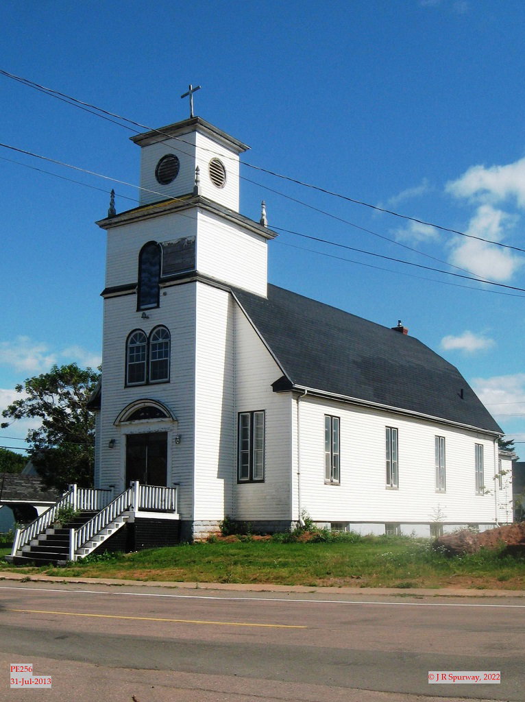 PE256 Former Sacred Heart Catholic Church, Borden Carleton PE, taken 31-Jul-2013 © 2022 JR Spurway PE256 Former Sacred Heart Catholic Church, Borden Carleton PE, taken 31-Jul-2013 © 2022 JR Spurway