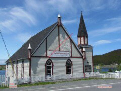 former Heyfield United Church, Hearts Content NL, ref: NL0661 NL0661 former Heyfield United Church, Hearts Content NL